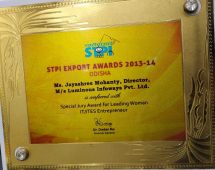 STPI Special Jury Award for unit Promoting Women Empowerment in MSME 2013-14